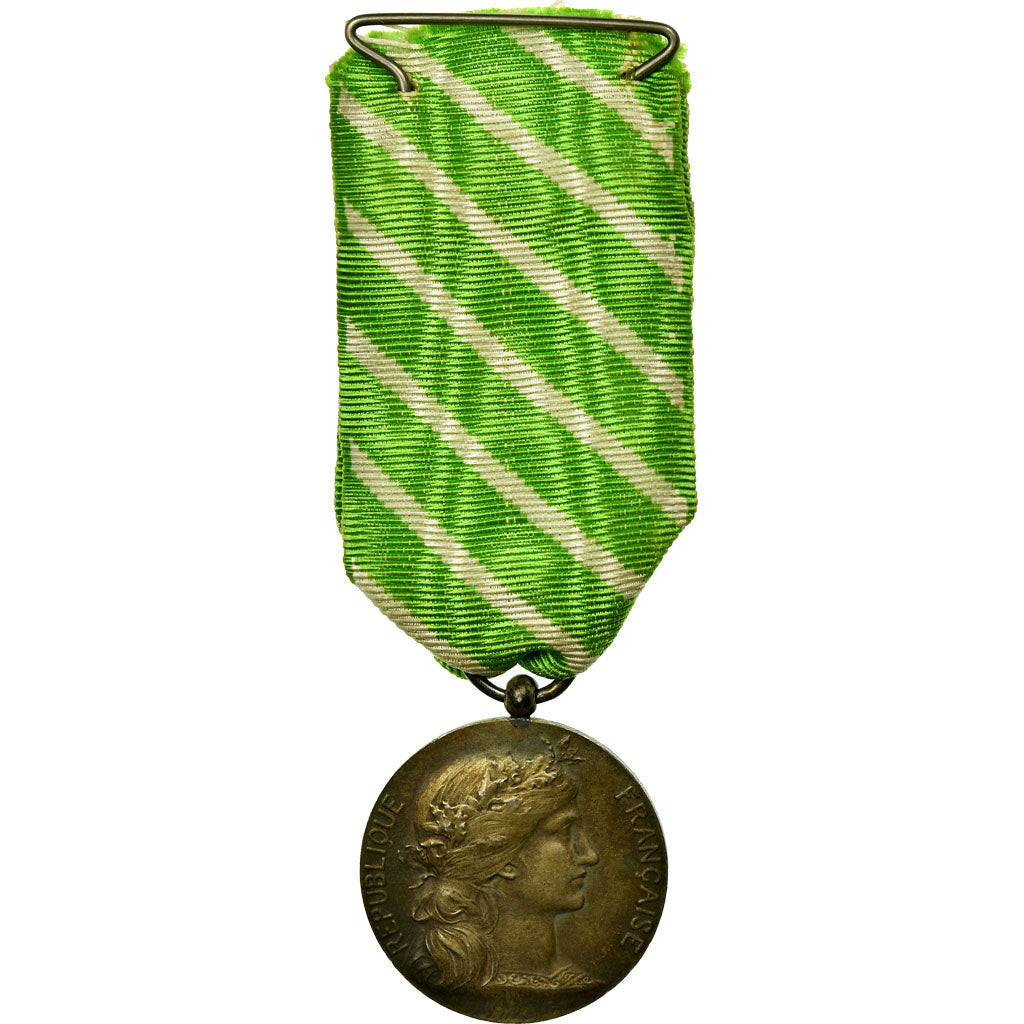 France, Ministère de l'Intérieur, Employés communaux, Médaille, 1921, Très
