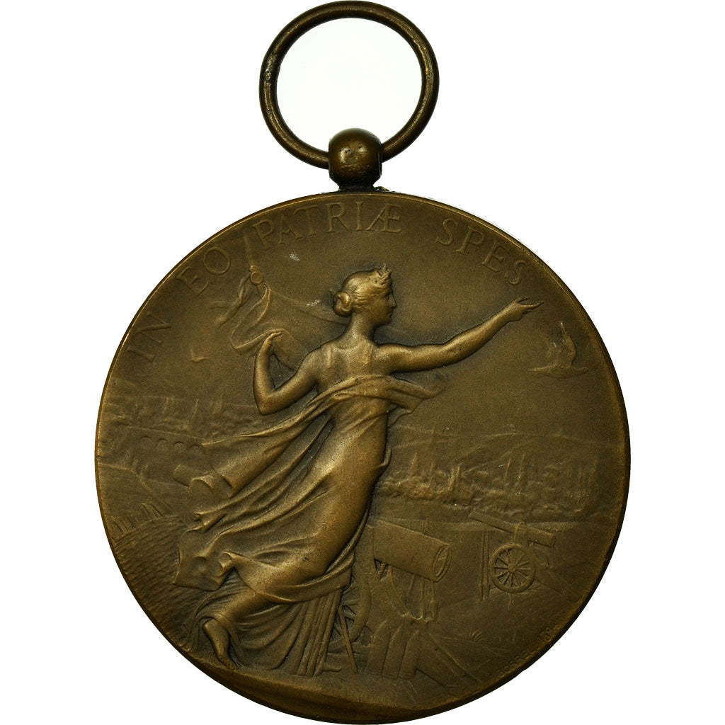 Frankrijk, Medaille, Art Nouveau, Souvenir d'Exposition, 1911, Mattei, PR