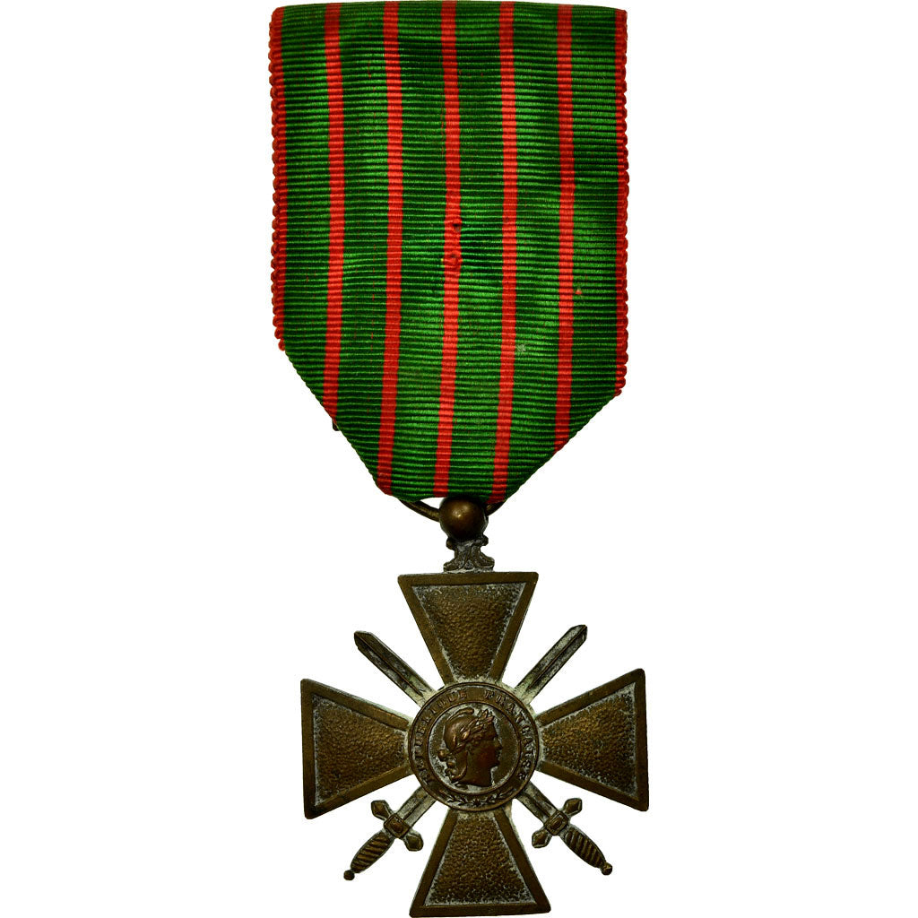 France, Croix de Guerre, Medal, 1914-1917, Very Good Quality, Bronze, 37