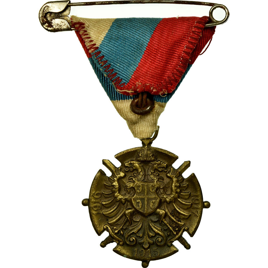 Serbie, Médaille commémorative de Serbie, Médaille, 1914-1918, Très bon