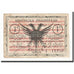 Billet, Albania, 1 Franc, 1917, 1917-10-10, KM:S146a, TB