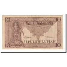 Indonesia, 10 Rupiah, 1952, KM:43b, EF(40-45)