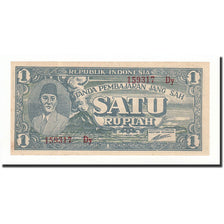 Geldschein, Indonesien, 1 Rupiah, 1945, 1945-10-17, KM:17a, UNZ