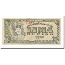 Indonesia, 5 Rupiah, 1945, KM:18, 1945-10-17, AU(50-53)