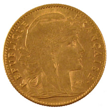 FRANCE, Marianne, 10 Francs, 1911, Paris, KM #846, AU(50-53), Gold, Gadoury...