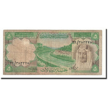 Arabia Saudita, 5 Riyals, 1977, KM:17a, B+