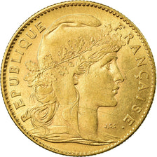Moneta, Francia, Marianne, 10 Francs, 1905, Paris, SPL-, Oro, KM:846