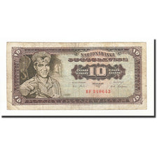 Yugoslavia, 10 Dinara, 1965, KM:78a, 1965-08-01, VG(8-10)