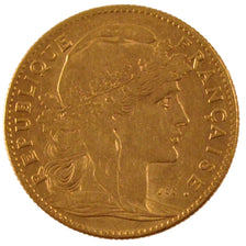 Moneda, Francia, Marianne, 10 Francs, 1907, Paris, EBC, Oro, KM:846
