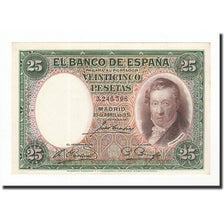 Billet, Espagne, 25 Pesetas, 1931, 1931-04-25, KM:81, NEUF