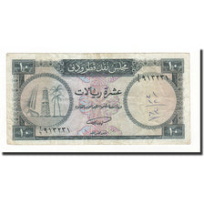 Billete, 10 Riyals, Qatar y Dubai, KM:3a, BC+
