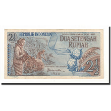 Banconote, Indonesia, 2 1/2 Rupiah, 1960, KM:77, SPL