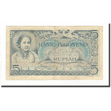 Banknote, Indonesia, 5 Rupiah, Undated (1952), KM:42, EF(40-45)
