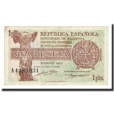 Billet, Espagne, 1 Peseta, 1937, KM:94, SUP