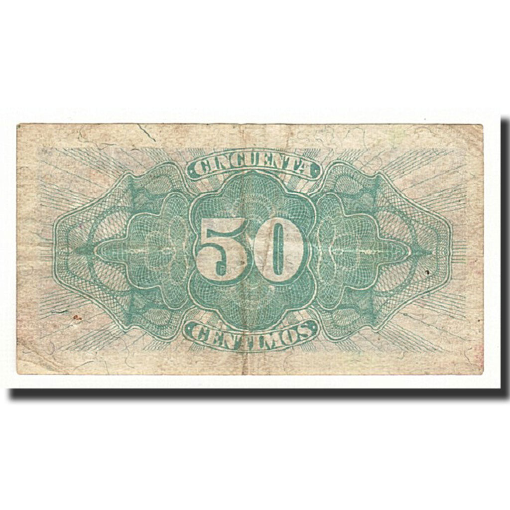 Banknote, Spain, 50 Centimos, Undated (1938), KM:96M, EF(40-45)