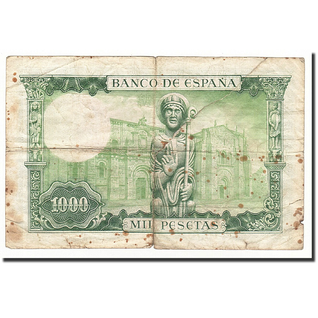 Spain, 1000 Pesetas, 1965, KM:151, 1965-11-19, VG(8-10)