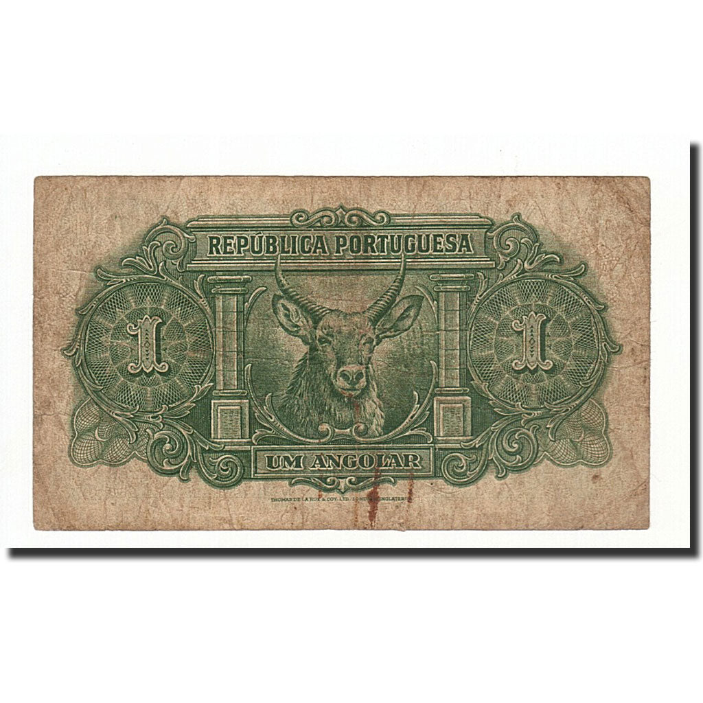 Angola, 1 Angolar, Undated (1942), KM:68, F(12-15)