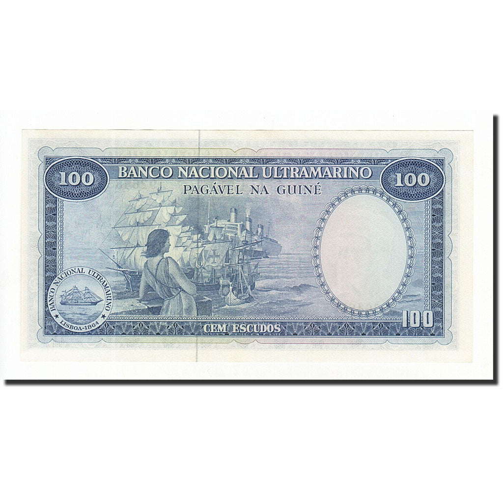 Billet, Portuguese Guinea, 100 Escudos, 1971, 1971-12-17, KM:45a, NEUF