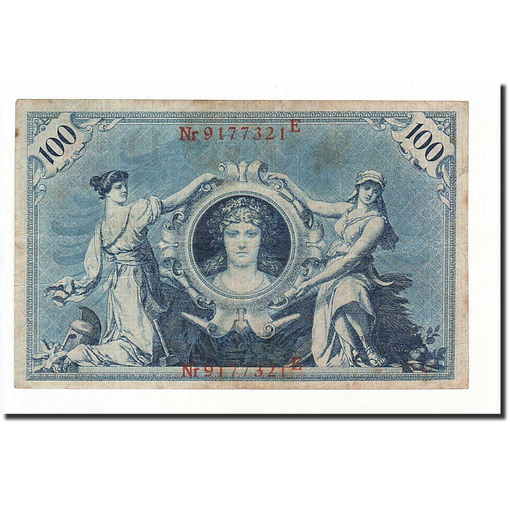 Germany, 100 Mark, 1908, KM:33a, 1908-02-07, F(12-15)