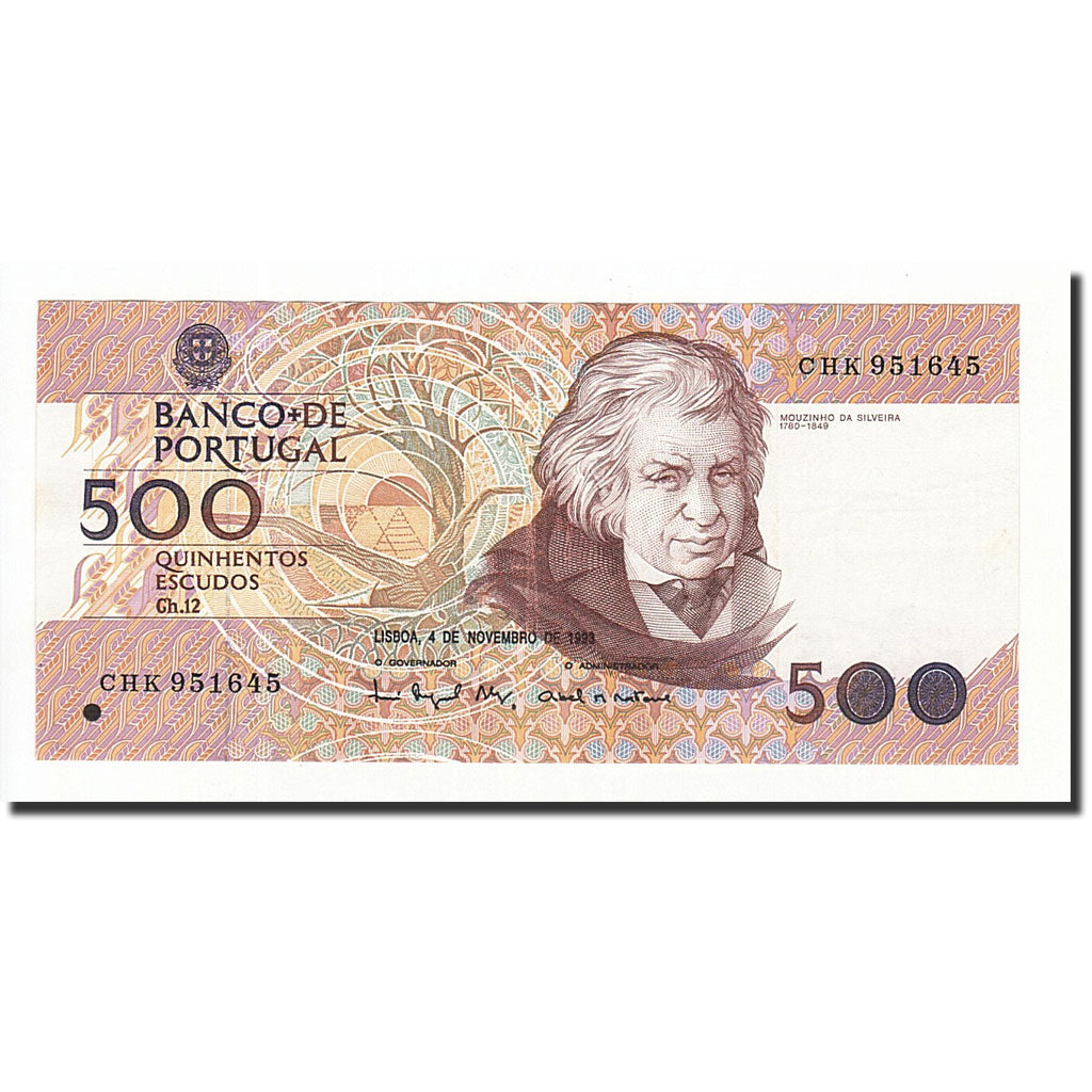 Billet, Portugal, 500 Escudos, 1993, 1993-11-04, KM:180f, SUP+