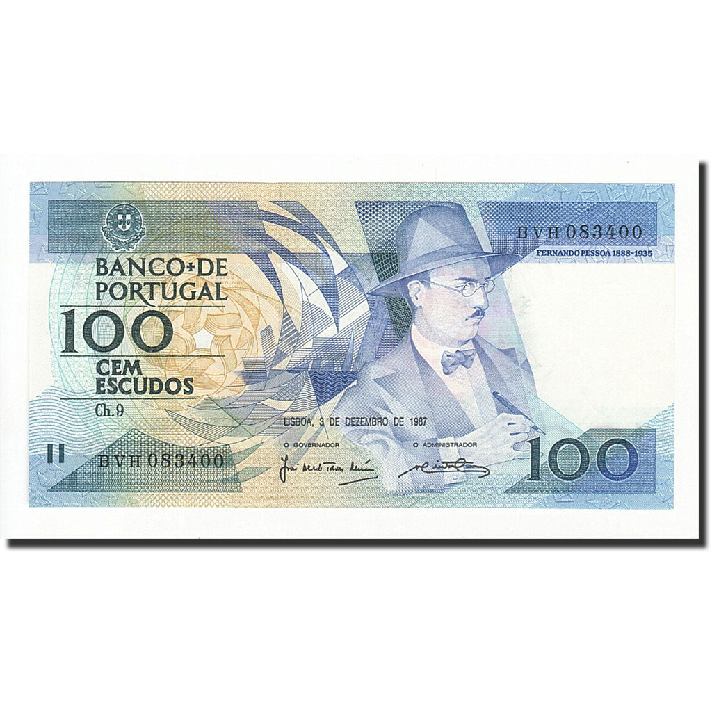 Banknote, Portugal, 100 Escudos, 1987, 1987-12-03, KM:179d, UNC(65-70)