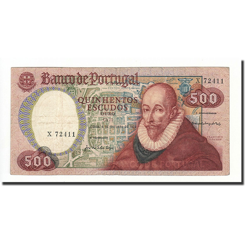Portugal, 500 Escudos, 1979, KM:177a, 1979-10-04, AU(50-53)