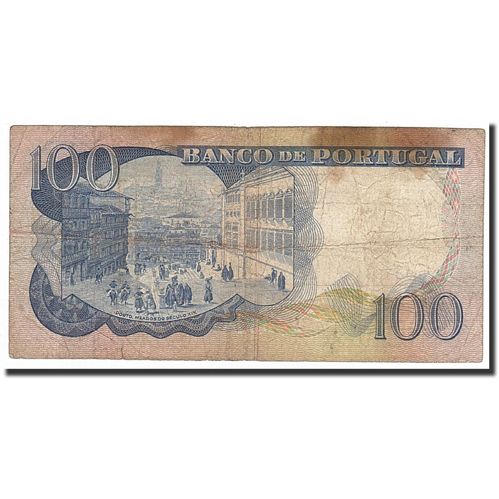 Banknote, Portugal, 100 Escudos, 1965-1980, 1965-11-30, KM:169a, VG(8-10)