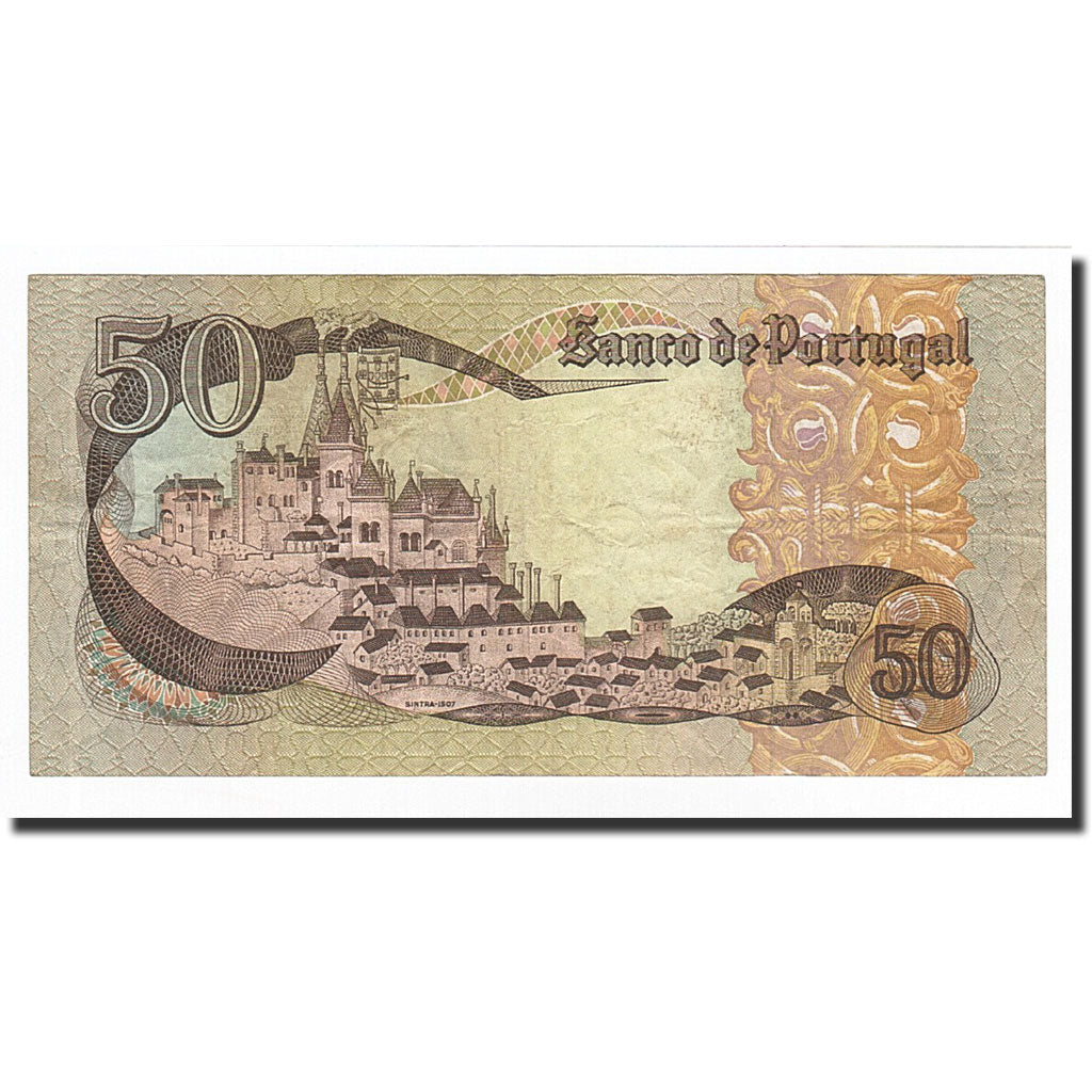 Banknote, Portugal, 50 Escudos, 1968-1980, 1980-02-01, KM:174b, VF(20-25)