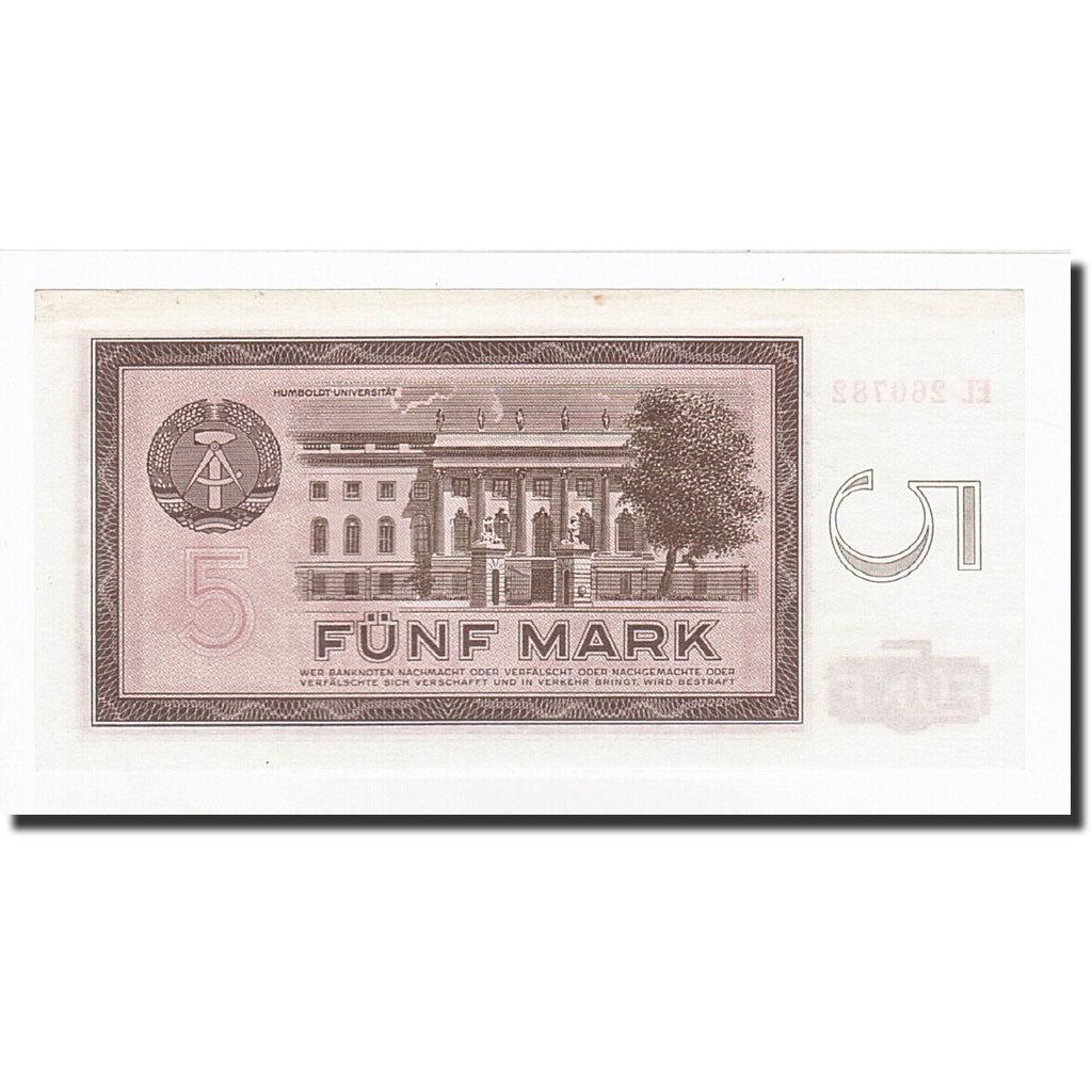 Banknote, Germany - Democratic Republic, 5 Mark, 1964, KM:22a, UNC(63)