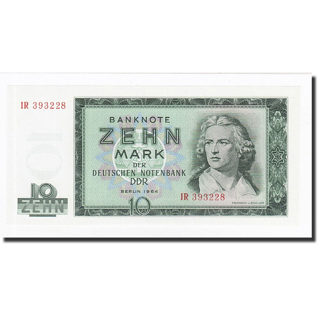 Banknote, Germany - Democratic Republic, 10 Mark, 1964, KM:23a, UNC(65-70)