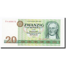 Banknote, Germany - Democratic Republic, 20 Mark, 1975, KM:29a, UNC(65-70)