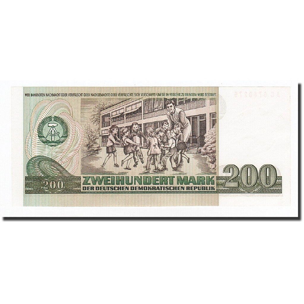Banknote, Germany - Democratic Republic, 200 Mark, 1985, KM:32, UNC(65-70)