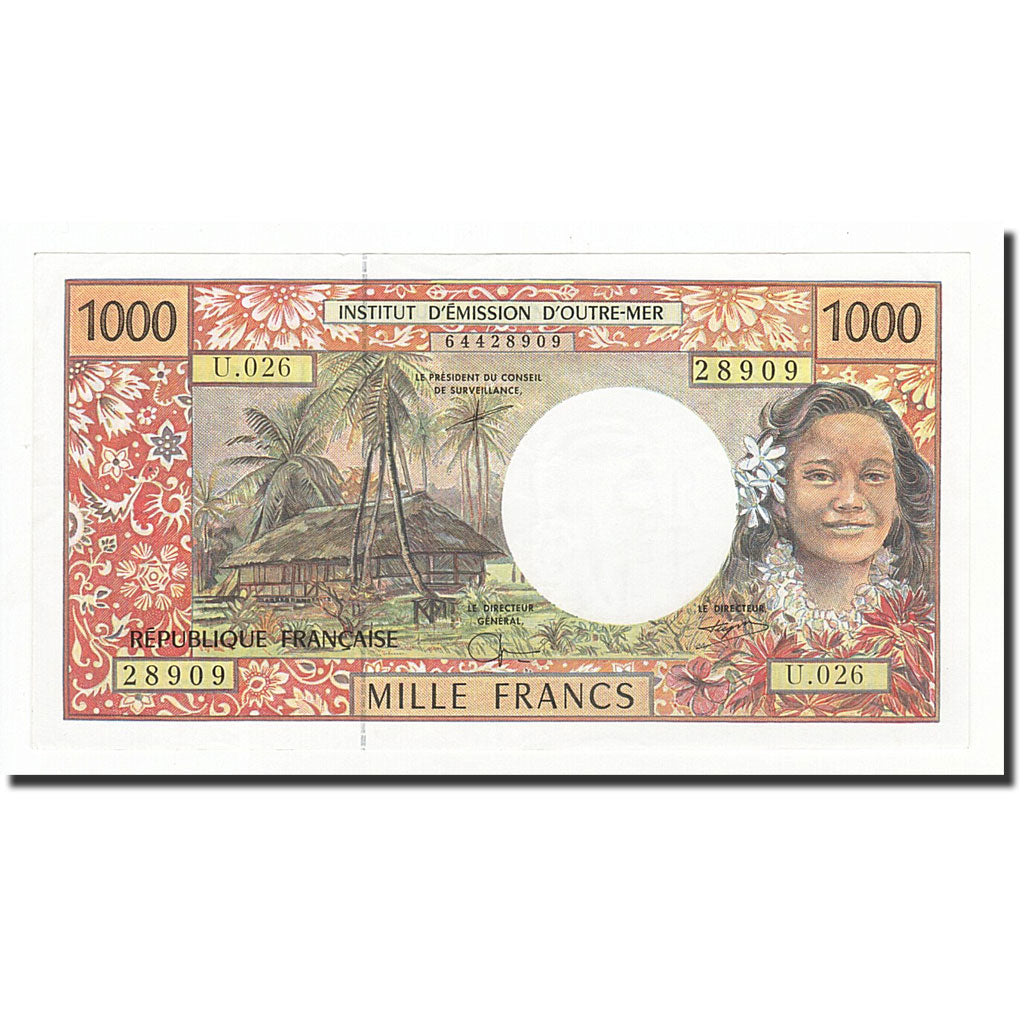 Banknote, New Caledonia, 1000 Francs, 1971, KM:64a, UNC(60-62)