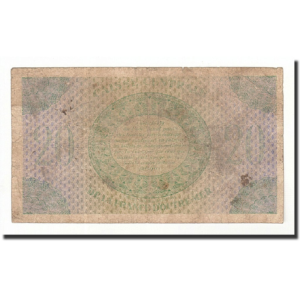 French Equatorial Africa, 20 Francs, 1944, KM:17d, VG(8-10)