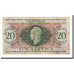 Martinique, 20 Francs, 1944, KM:24, 1944-02-02, VG(8-10)