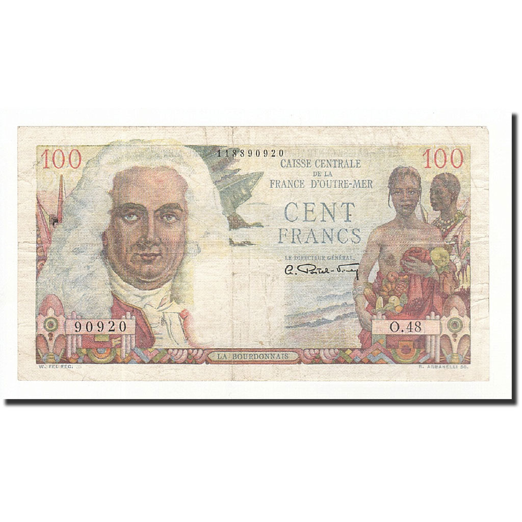 Banknote, French Equatorial Africa, 100 Francs, 1947, VF(20-25), KM:24