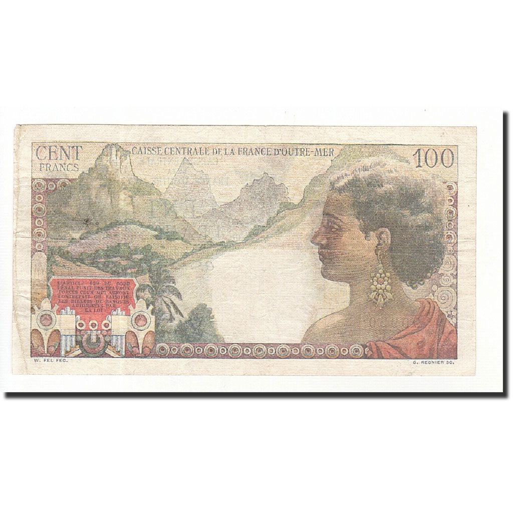 Banknote, French Equatorial Africa, 100 Francs, 1947, VF(20-25), KM:24