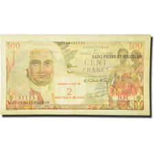 Banknote, Saint Pierre and Miquelon, 2 Nouveaux Francs on 100 Francs, 1963