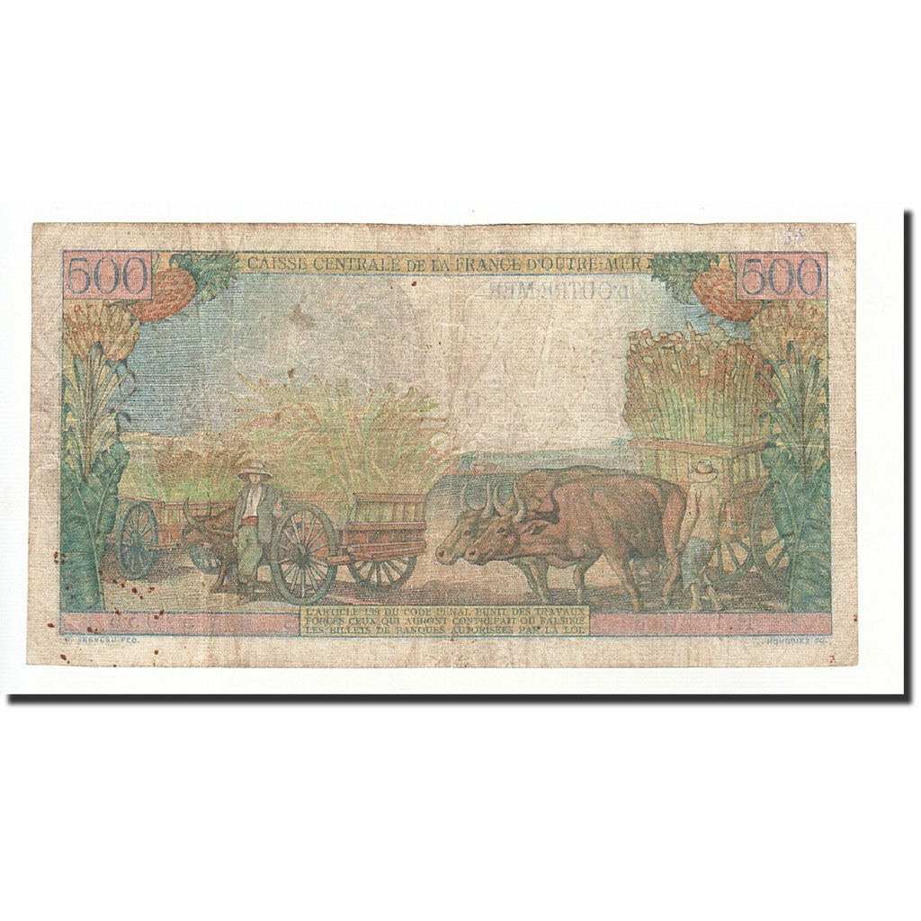 Afrique-Équatoriale française, 500 Francs, 1949, KM:25, TB
