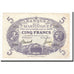 Banknote, Martinique, 5 Francs, 1934-45, AU(50-53), KM:6