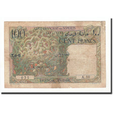 French Somaliland, 100 Francs, 1952, KM:26a, F(12-15)