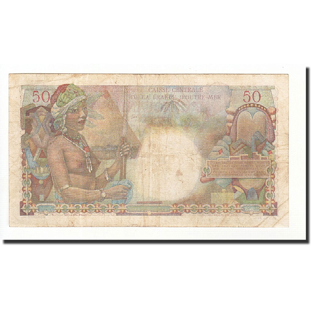 Afrique-Équatoriale française, 50 Francs, 1947, KM:23, TB