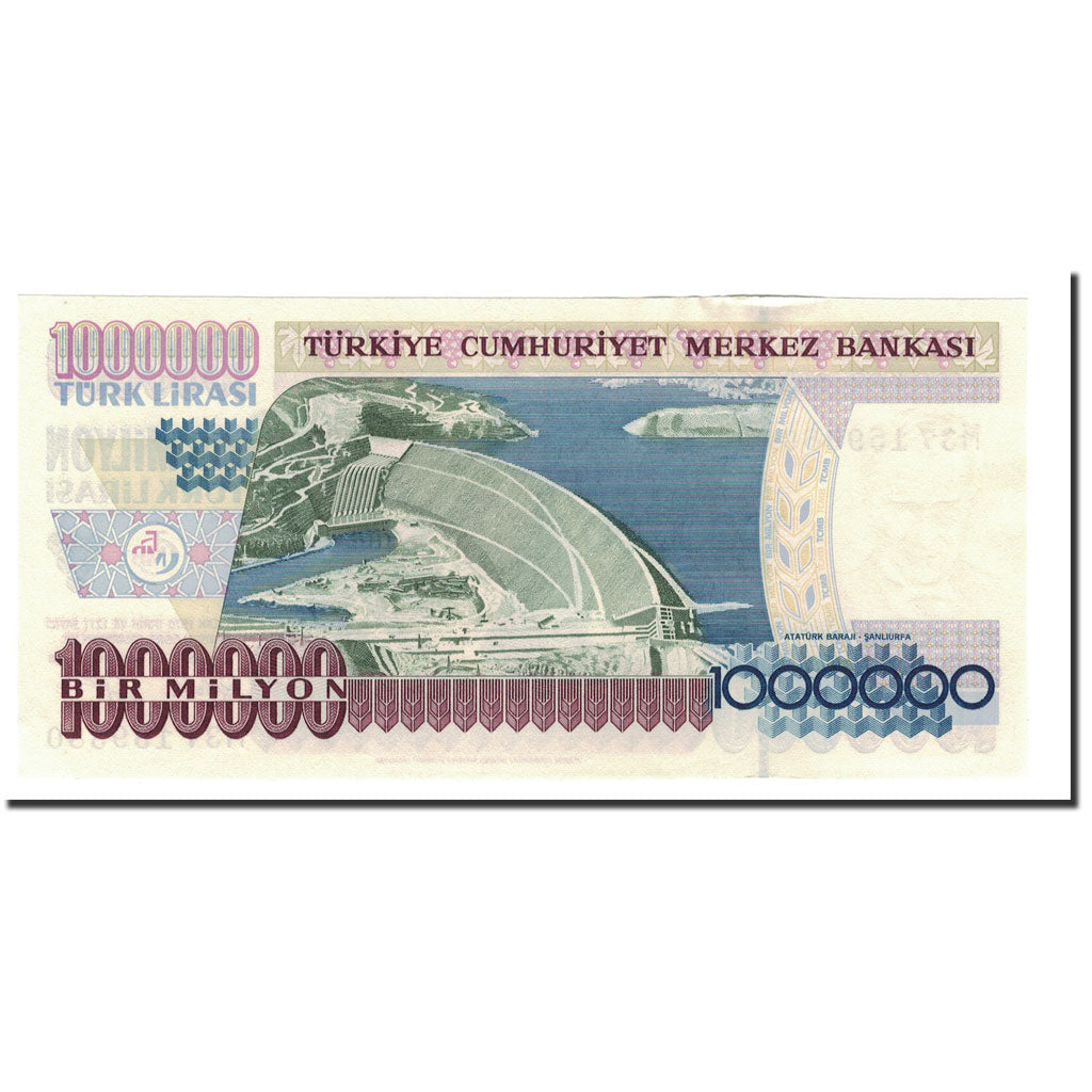 Banknote, Turkey, 1,000,000 Lira, 1995, KM:209, UNC(63)