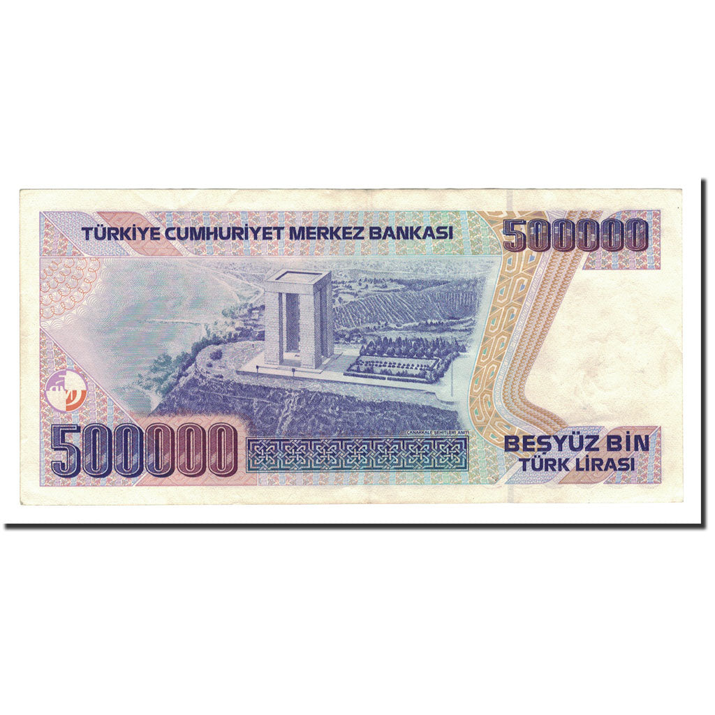 Banknote, Turkey, 500,000 Lira, 1993, KM:208, UNC(63)