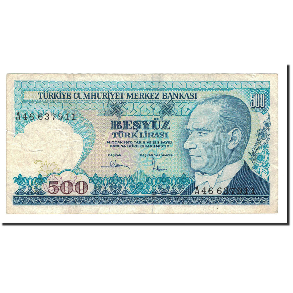 Banknote, Turkey, 500 Lira, 1983, KM:195, EF(40-45)