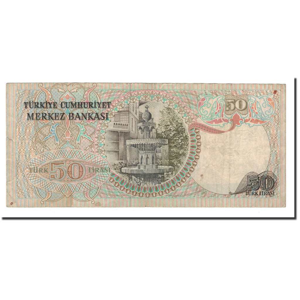 Banknote, Turkey, 50 Lira, 1976, KM:188, EF(40-45)