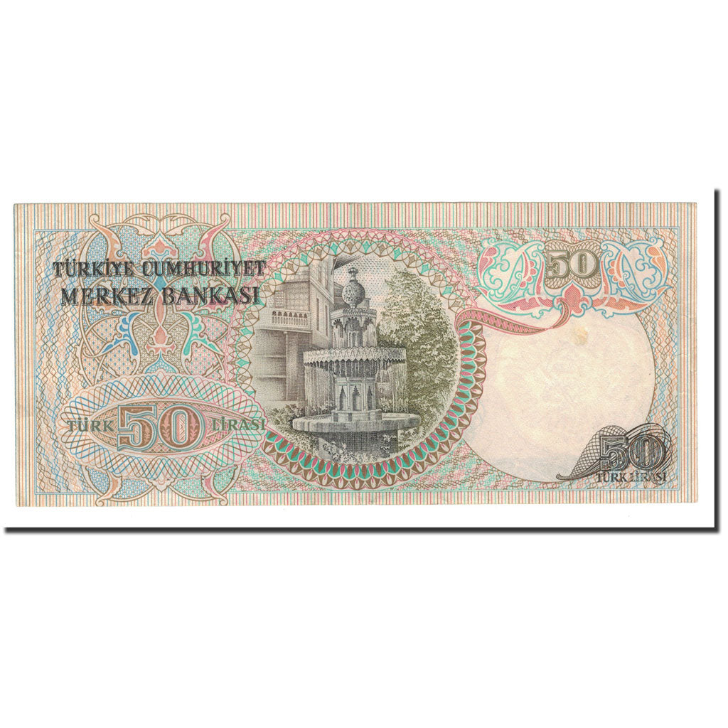 Banknote, Turkey, 50 Lira, 1976, KM:188, AU(55-58)