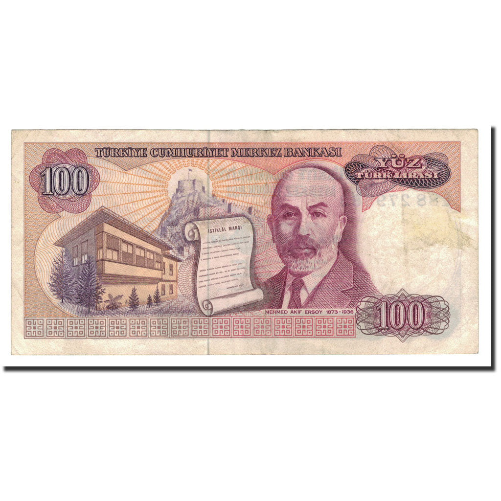 Banknote, Turkey, 100 Lira, 1984, KM:194b, EF(40-45)