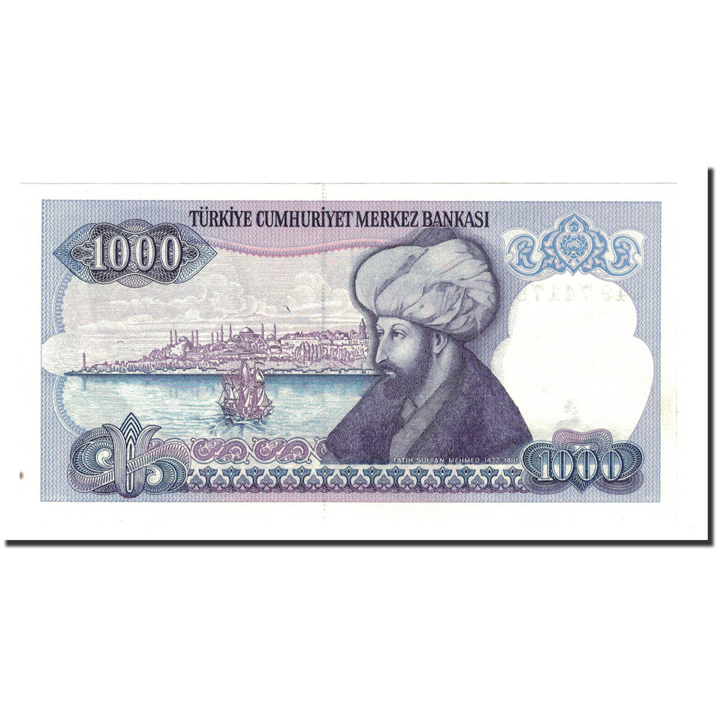 Banknot, Turcja, 1000 Lira, 1986, KM:196, UNC(64)