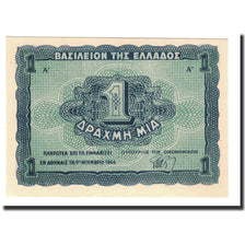 Greece, 1 Drachma, 1944, KM:320, 1944-11-09, UNC(65-70)